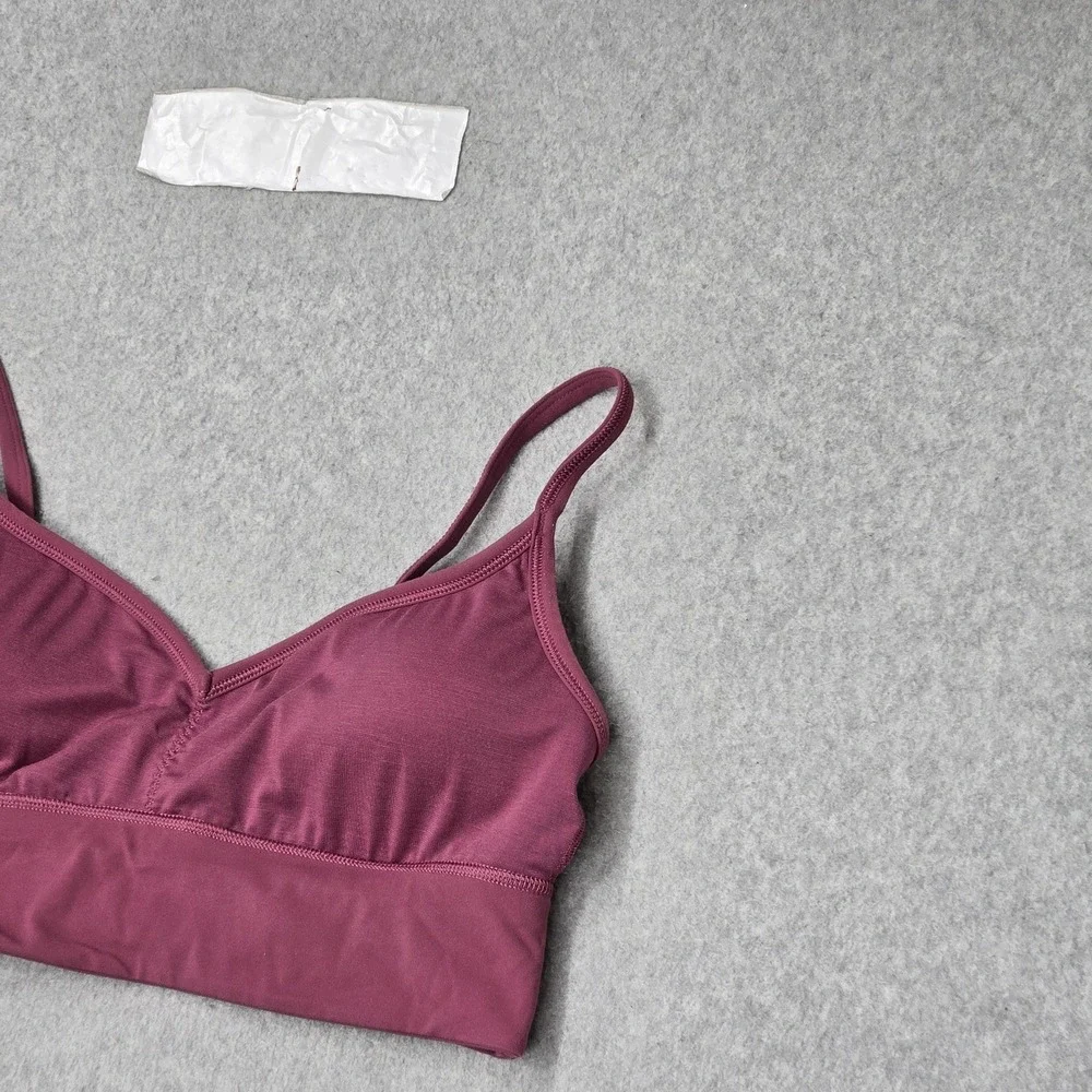 Lululemon Women Bra 10 Purple Align Sweetheart Bralette Wireless